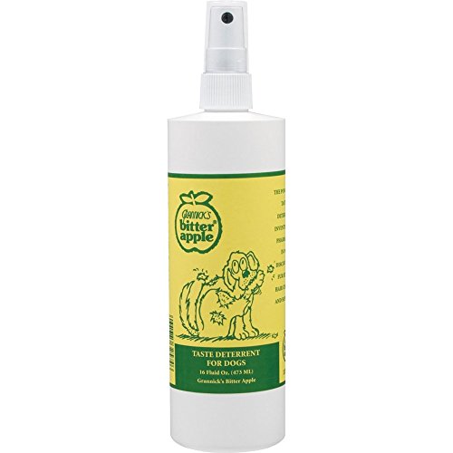Grannick's Bitter Apple 16oz Chewing Deterrent Spray with Sprayer, Training Aid for Dogs and Cats