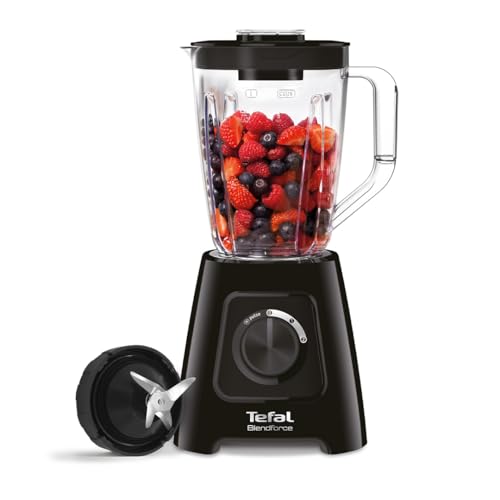 Tefal Blendforce II Blender, 2L Plastic Jug, 600W, Ice Crush, Black
