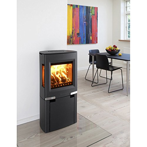 Aduro 13.1 Wood Burning Stove 5kW, Black with External Air Supply, Danish Design