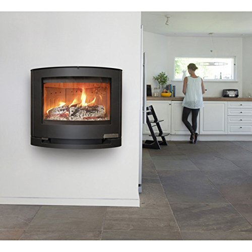 Aduro 15.3 Wood Burning Stove 6.5 kW Black DEFRA, High Efficiency Stylish Danish Design & Technology