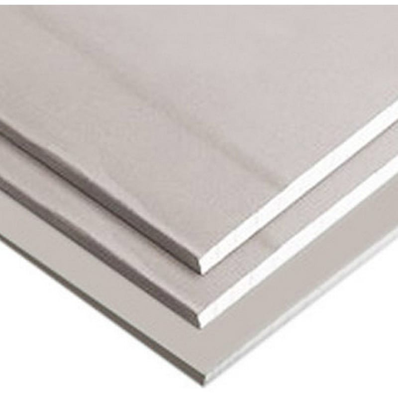 FOXCUP Plasterboard Sheets 2400mm x 1200mm x 12.5mm x10 Tapered Edge