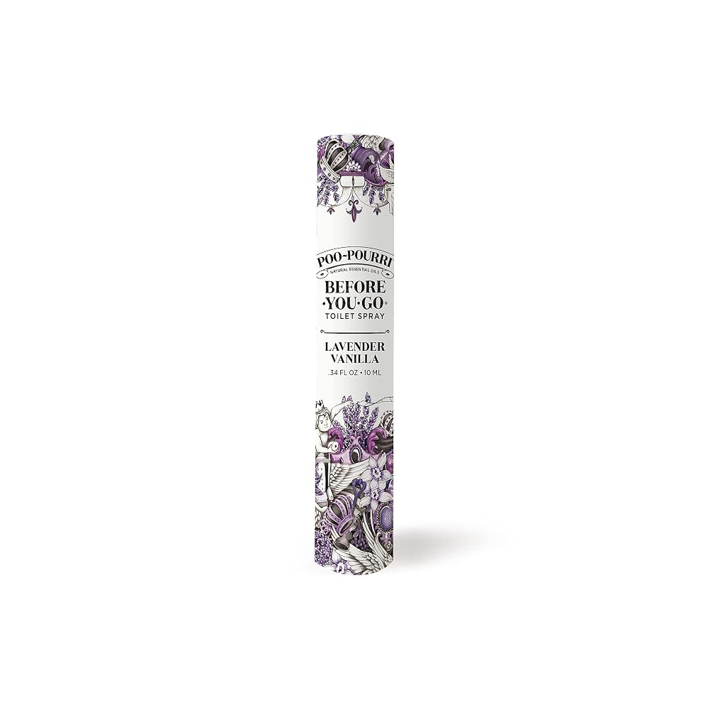 Poo-Pourri Before-You-Go Toilet Spray, Lavender Vanilla, 10ml