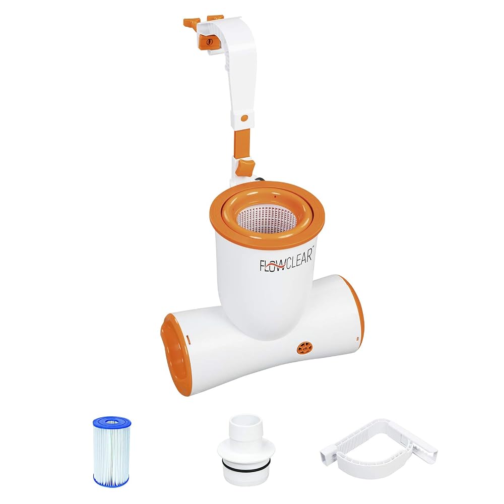 Bestway Flowclear Skimatic Filter Pump, 2574 L / 680 gal, Automatic Filtration and Cleaning