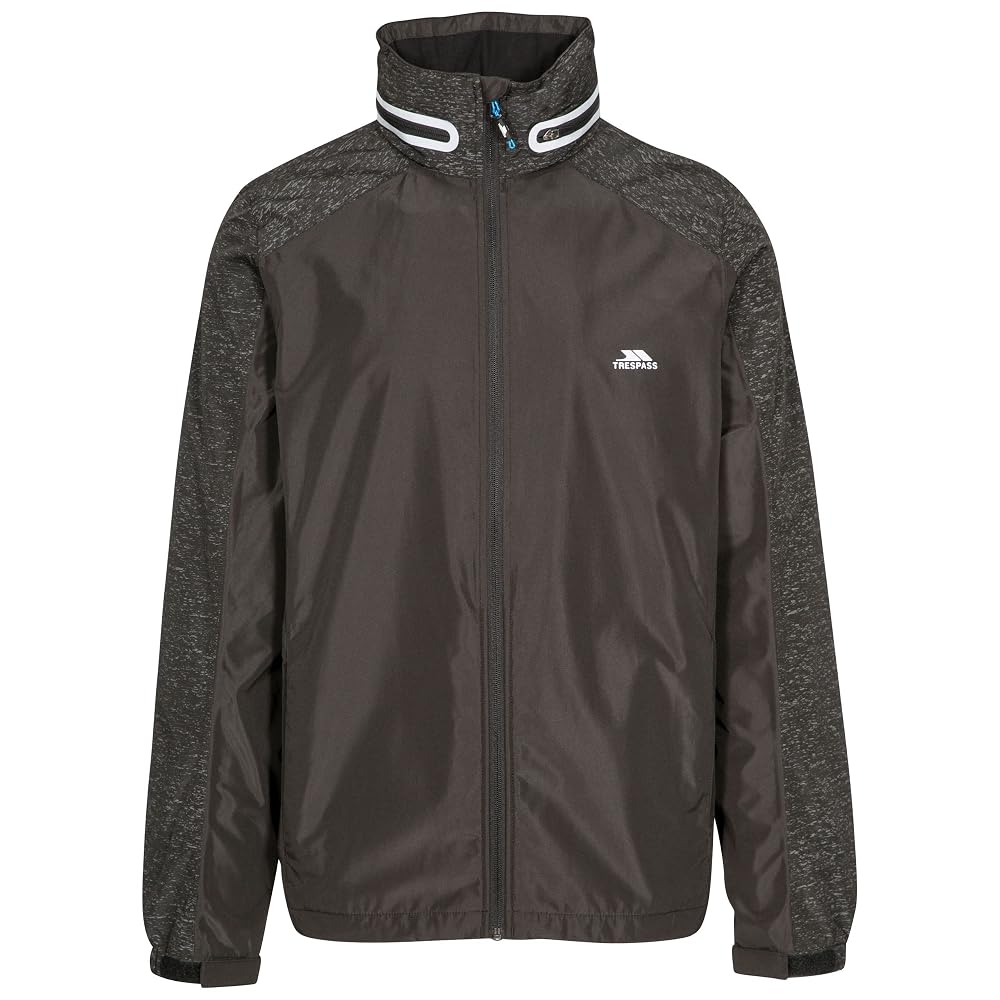 Trespass Men's Prominent Waterproof Cycling Jacket with Concealable Hood