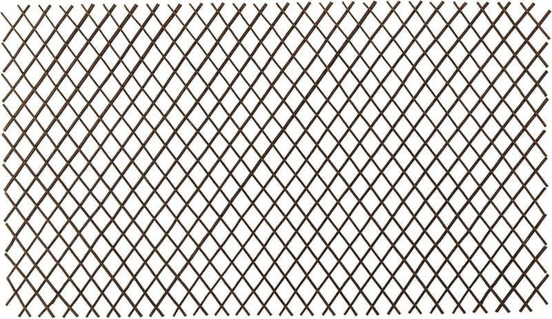 WALTONS Extendable Willow Trellis, Natural Garden Expanding Plant Support (180 x 90cm, Pack of 2)