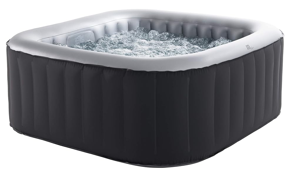 MSPA Alpine Delight 4 Person Inflatable Hot Tub Spa (2+2 Seater)