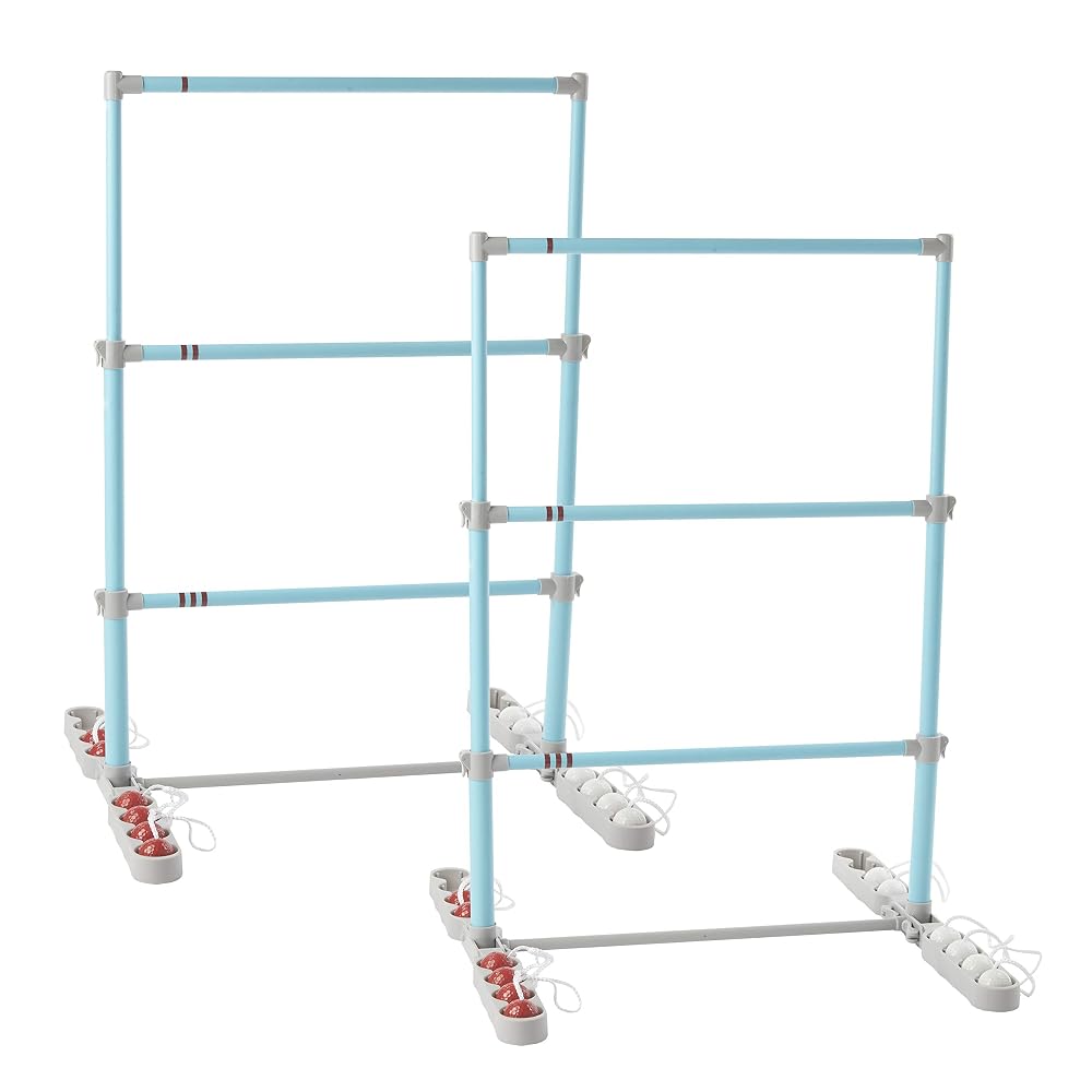 Franklin Sports Ladder Ball Set - 2 Ladder Ball Targets and 6 Bolas