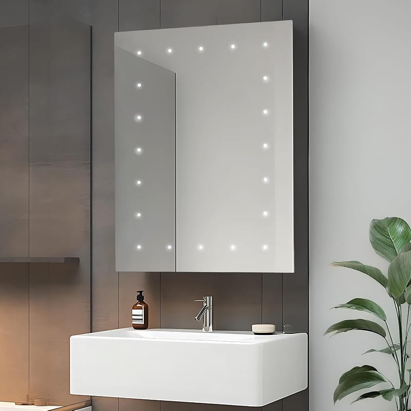 Betta Lighting Modern Bathroom Mirror with LED Lights, IP44 Rated, 60 x 45cm