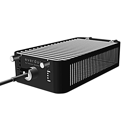 Everdure by Heston Blumenthal Cube Portable Charcoal BBQ Grill, Khaki