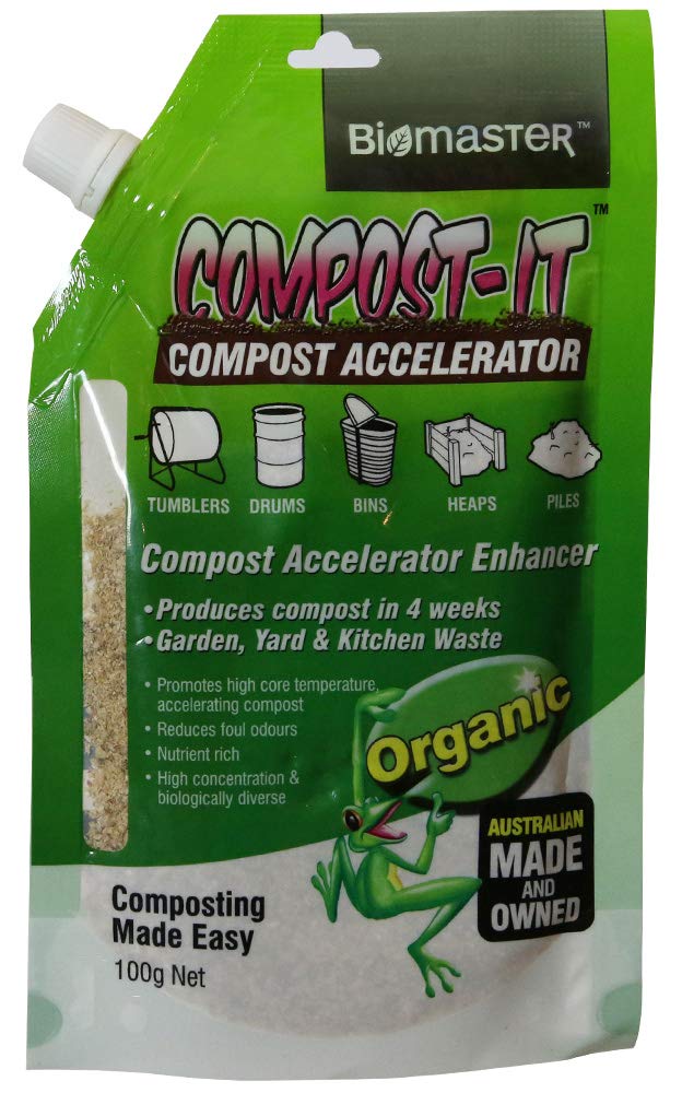 Compost-It Compost Accelerator/Starter 100g Spout Pack for All Composting Systems, 100% Natural Concentrate