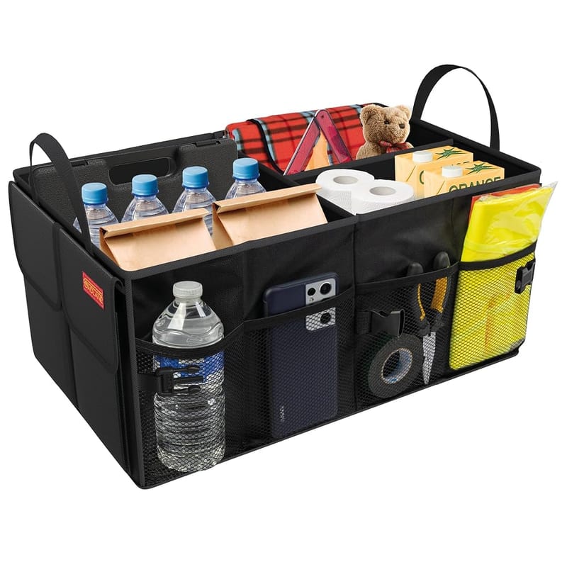 GADLANE Heavy Duty Jumbo Car Boot Organiser Storage Boot Tidy Foldable Shopping Bag Tools Holder