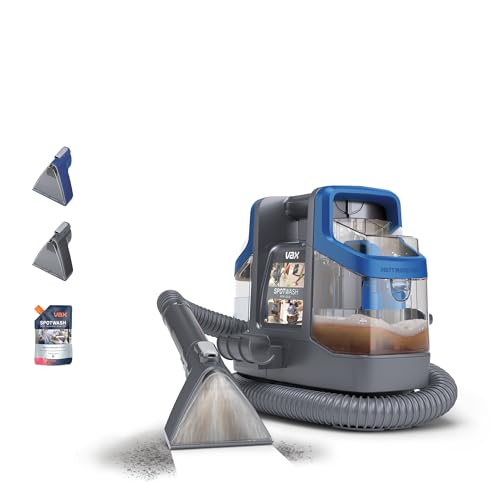 Vax Compact Power Carpet Cleaner Machine, Upright Portable Rug Shampooer Washer, White, 800W, 5.5kg, CWCPV011