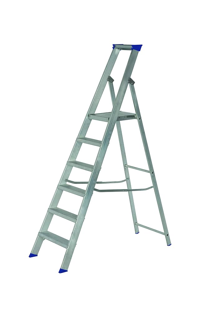 Werner 7150618 MasterTrade Platform Stepladder 6 Tread