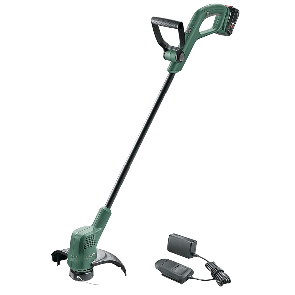 Bosch Cordless Grass Strimmer EasyGrassCut 18-230 (1x Battery 2.0 Ah, 18 Volt System, Cutting Diameter 23cm, in Carton Packaging)