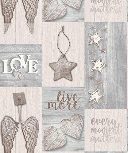 Fine Décor M1488 Starlight Home Rose Gold, Pink