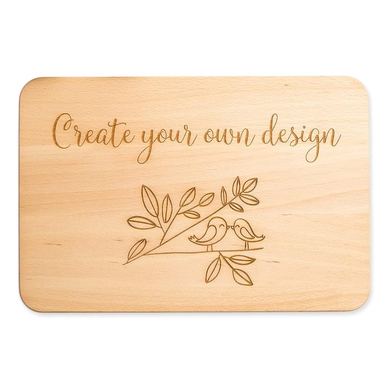 Personalised Engraved Cutting Board, Create a Custom Gift, 100 Images to Choose From, Wooden Chopping Board Gift
