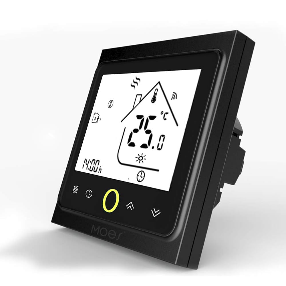 MOES Smart Thermostat WiFi Temperature Controller for Water/Gas Boiler Heating, Compatible with Alexa and Google Home