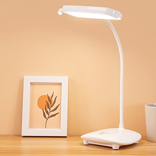MAYTHANK Cordless Gooseneck Desk Lamp, Rechargeable Battery Operated Reading Light, 40 LED