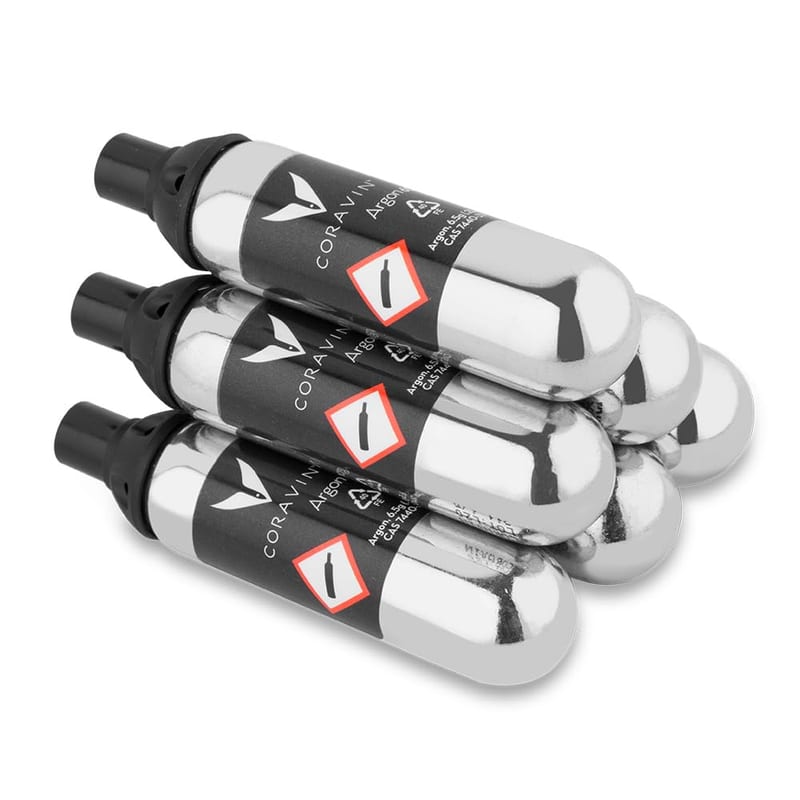 Coravin 6-Capsule Pack - Pure Argon Gas Refills for Wine Preservation Systems