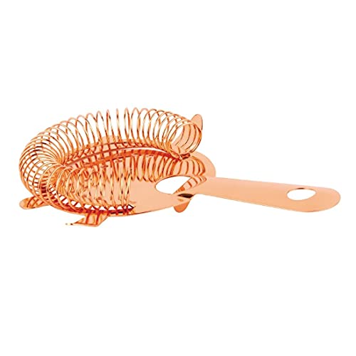 Olympia Hawthorne 4-Prong Cocktail Strainer Stainless Steel, Copper