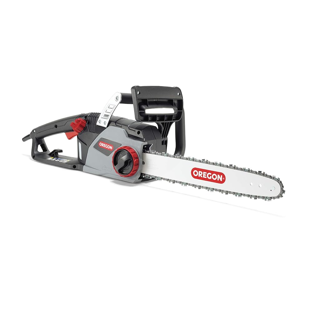 Oregon CS1400 2400W Powerful Corded Electric Chainsaw with 16-Inch (40cm) Guide Bar & ControlCut Saw Chain, 3-Year Warranty