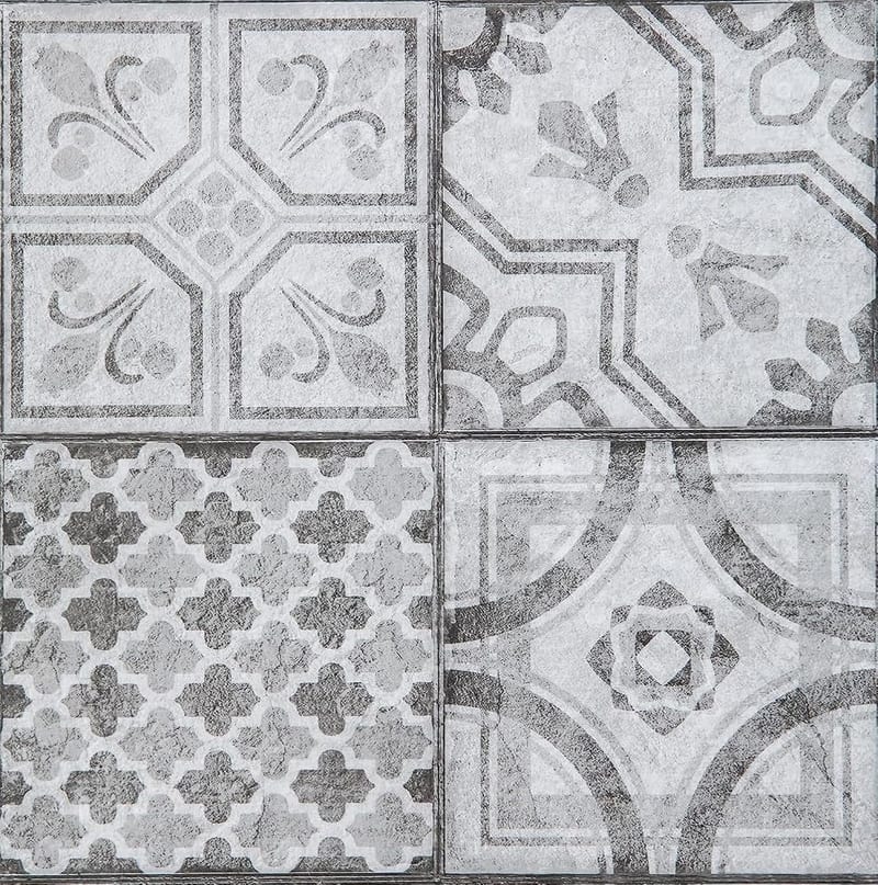 d-c-fix Self Adhesive Floor Tiles, Classic Moroccan Style Vinyl Flooring