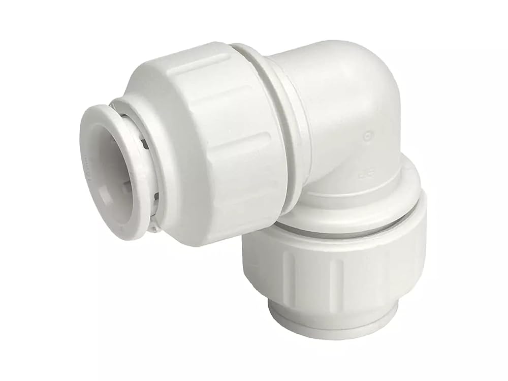 John Guest Speedfit Equal Elbow 15mm (PEM0315W) Push-Fit Plumbing Fitting