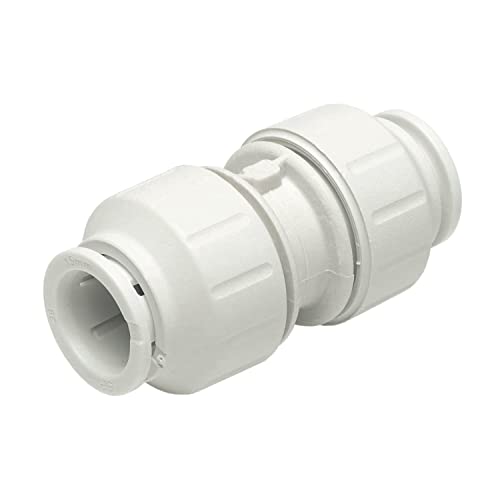 John Guest Speedfit PEM0415W 15mm Straight Connector (Pack of 10)