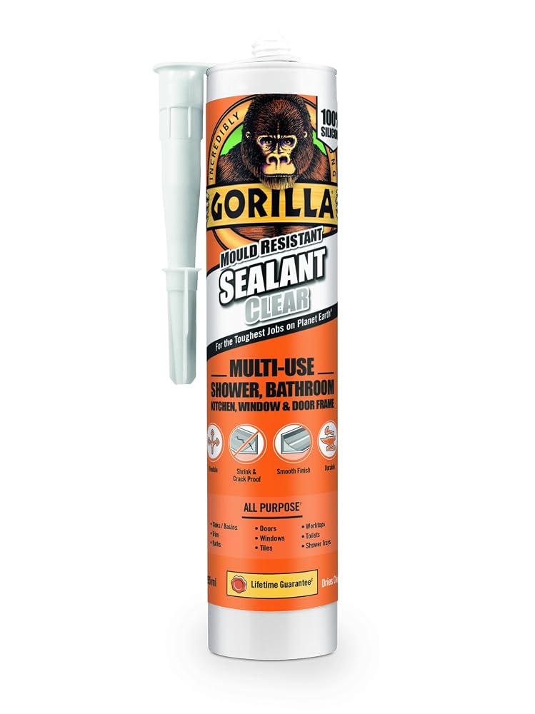 Gorilla Sealant Mould Resistant Clear 295ml