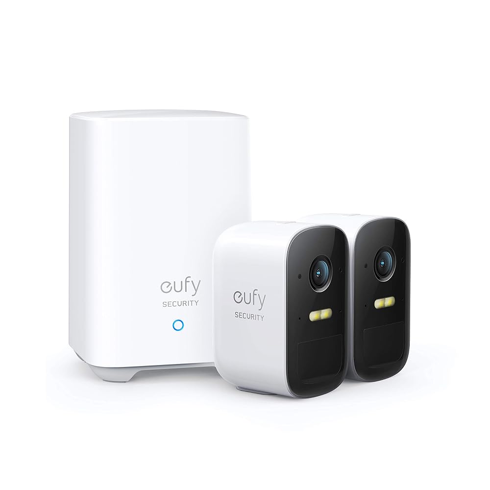 eufy Security eufyCam 2C 2-Cam Kit, Wireless Outdoor Security Camera, 180-Day Battery Life, No Monthly Fee