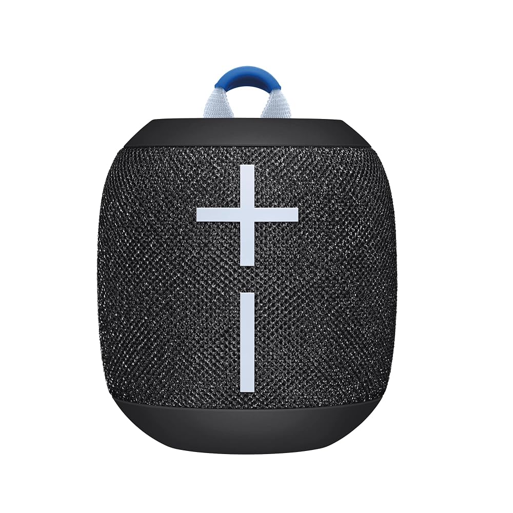 Ultimate Ears Wonderboom 3, Small Portable Wireless Bluetooth Speaker, Big Bass 360-Degree Sound, Waterproof, Dustproof IP67, Floatable, 40m Range - Black