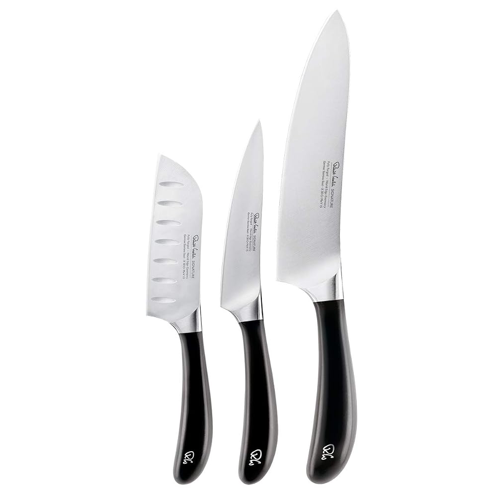 Robert Welch Signature Home Chef Set, 3 Piece, British Design, German Stainless Steel