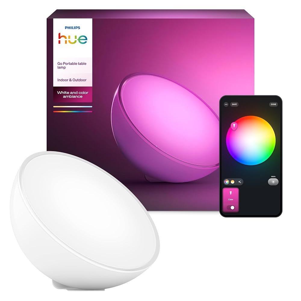 Philips Hue Go 2.0 White & Colour Ambiance Smart Portable Light with Bluetooth