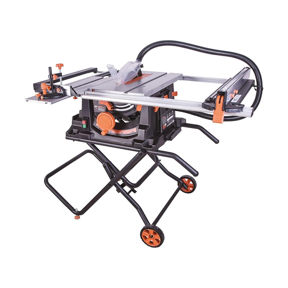 Evolution Power Tools Rage 5-S Multi-Purpose Table Saw, 255mm, 1500W, Cuts Wood, Metal and Plastic