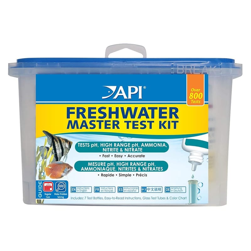 API DE-34 Freshwater Master Test Kit 800-Test Water Master Test Kit for Freshwater Aquariums