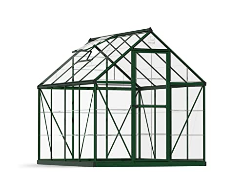 Palram Canopia Harmony Grey Aluminium Greenhouse, 6 x 8ft