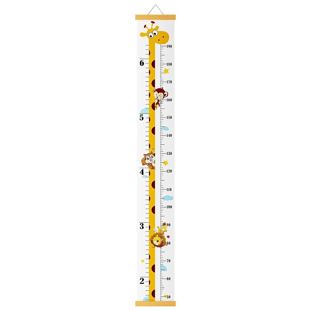 Outivity Baby Height Growth Chart Wall Hanging Ruler for Nursery