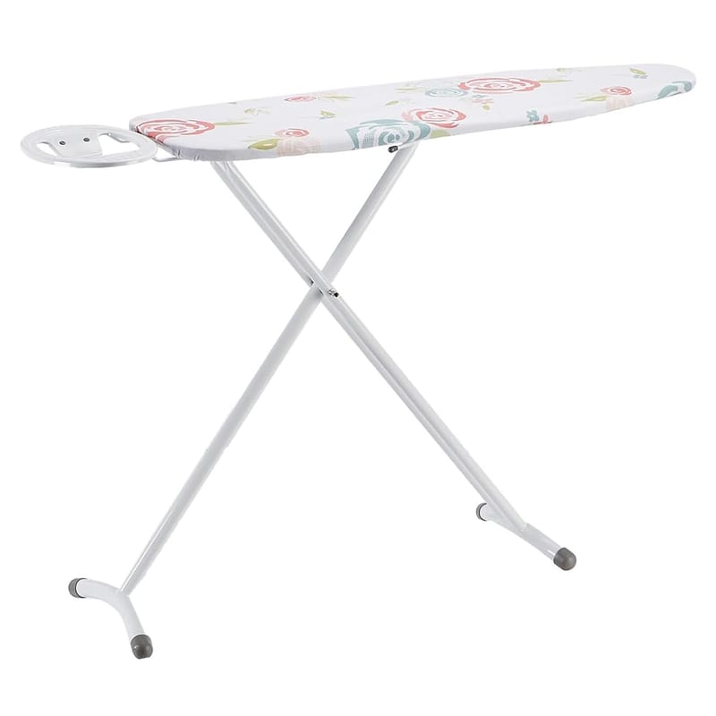 Amazon Basics Ironing Board with Oval-Shaped Iron Rest, Classica, 109 x 35cm, White