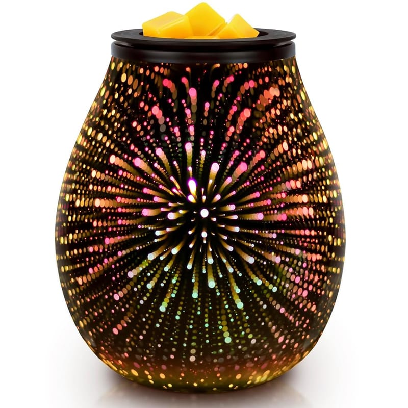 Bobolyn Glass Electric Oil Burner Wax Melts Burner Warmer Melter Fragrance Wax Burner