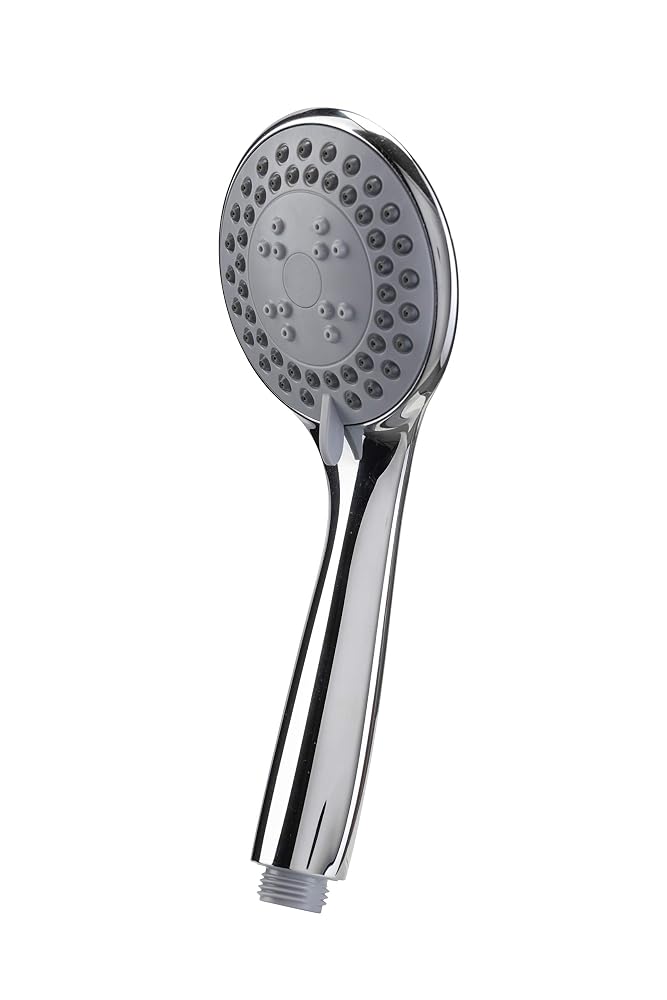 Croydex Nero Chrome Shower Head with Three Functions