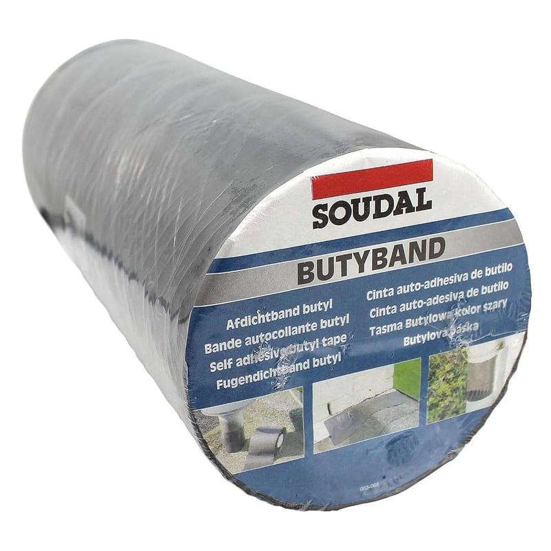 Soudal Butyband Butyl Rubber Roof Repair Flashing Tape - 300mm x 10m