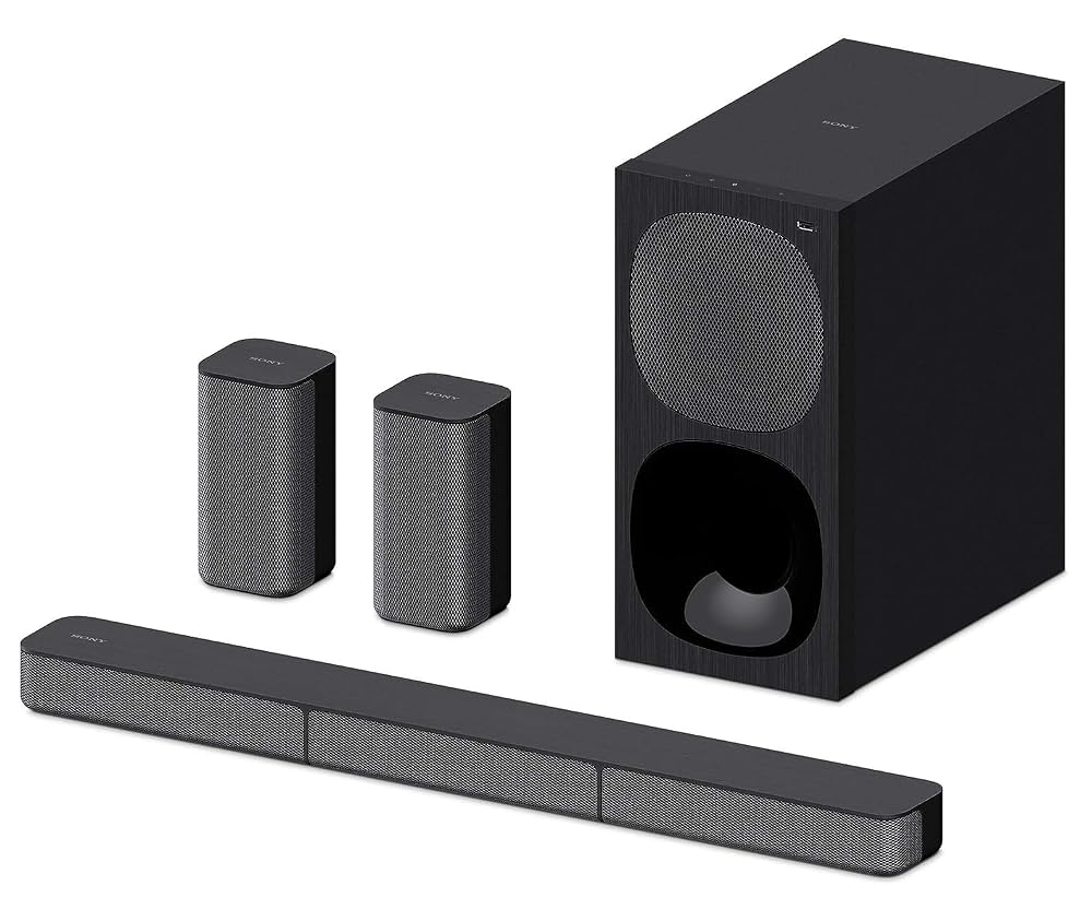 Sony HT-S20R Real 5.1ch Dolby Digital Soundbar for TV with Subwoofer and Compact Rear Speakers, 5.1ch Home Theatre System (400W)