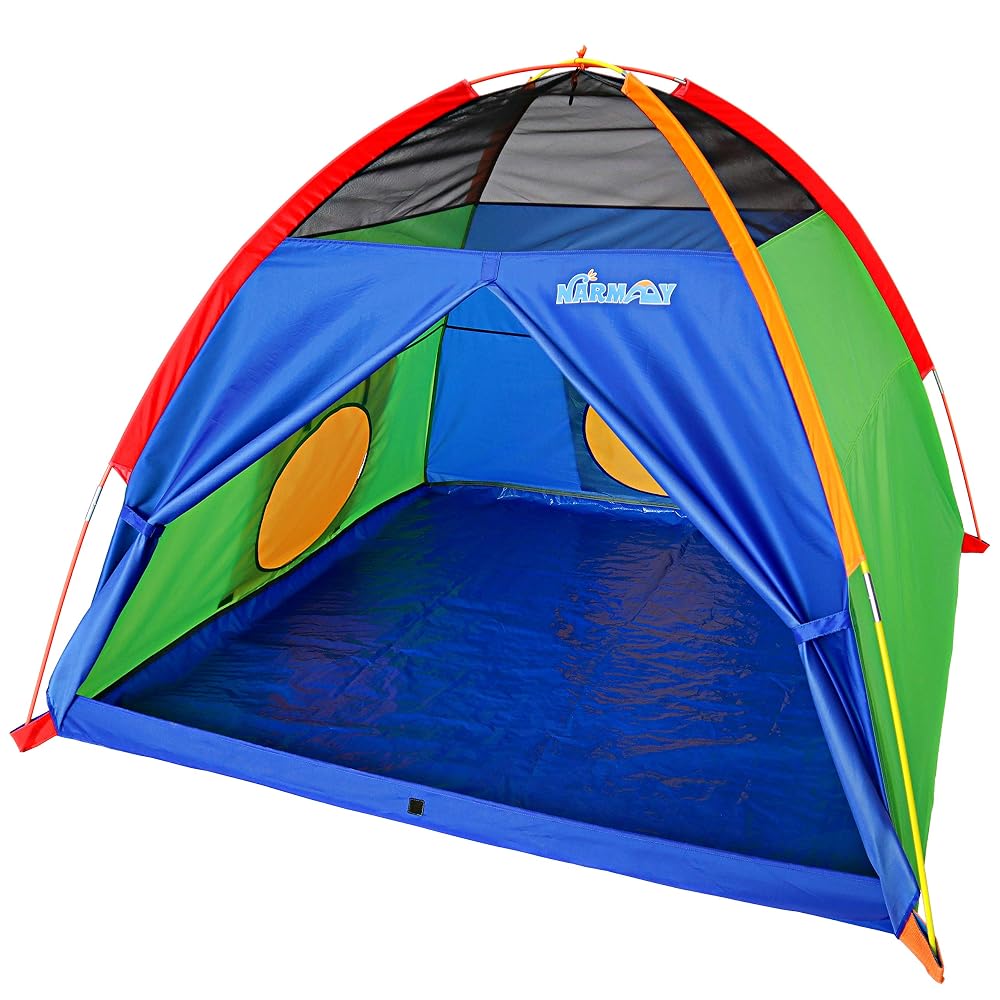NARMAY® Play Tent Easy Fun Dome Tent for Kids Indoor / Outdoor Fun - 152 x 152 x 111 cm
