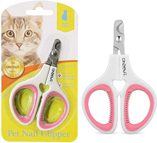 OneCut Pet Nail Clippers, Cat & Kitten Claw Nail Clipper Safe Sharp Trimmer