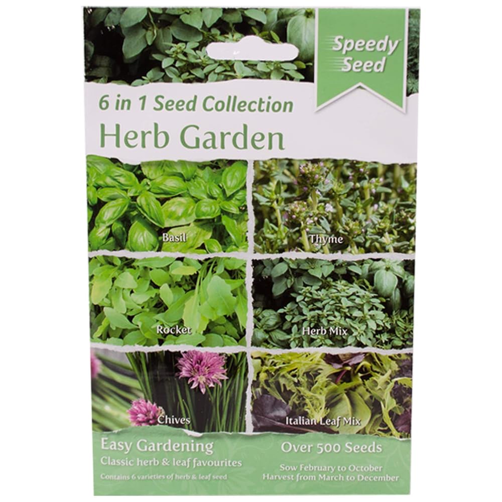 Speedy Seeds 6 in 1 Vegetable Seed Collection for Easy Gardening