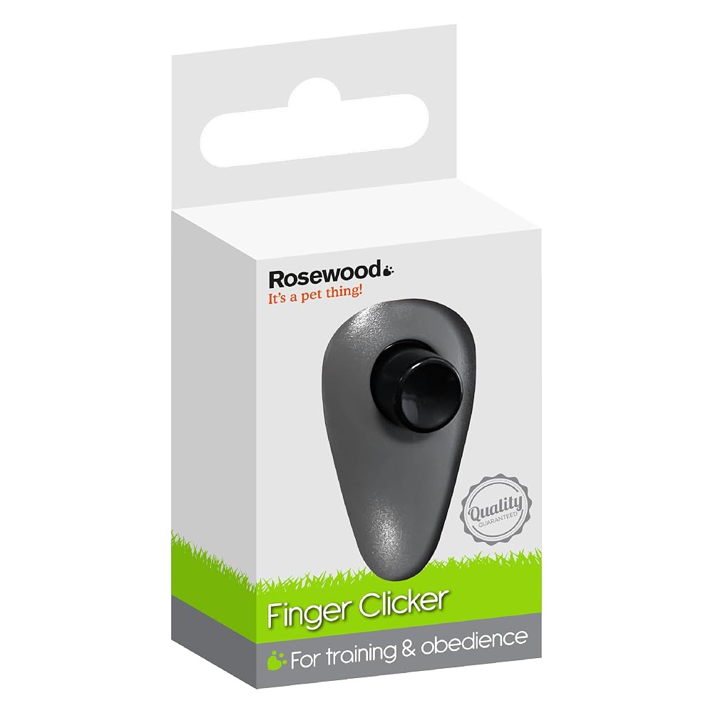 Rosewood Finger Clicker for Dogs