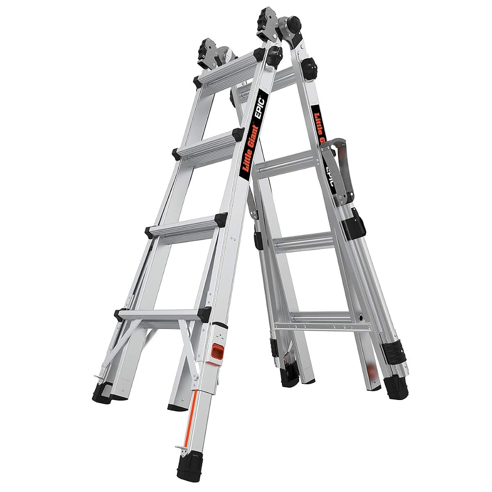 Little Giant Ladder Systems 16817-818 Epic Ladder, 17 Ft, Aluminium
