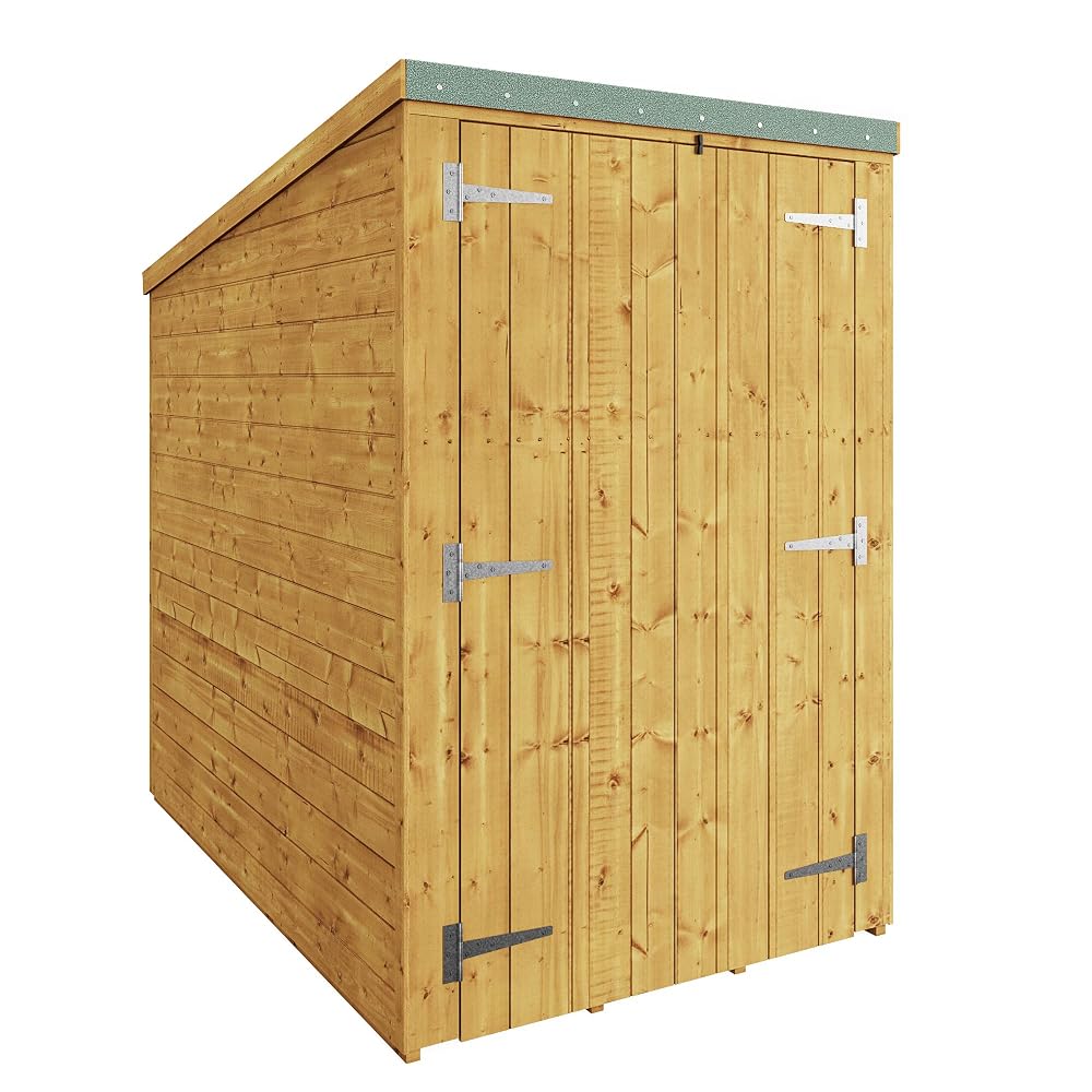 BillyOh Master 4x6 Wooden Garden Shed with Pent Roof, Windowless
