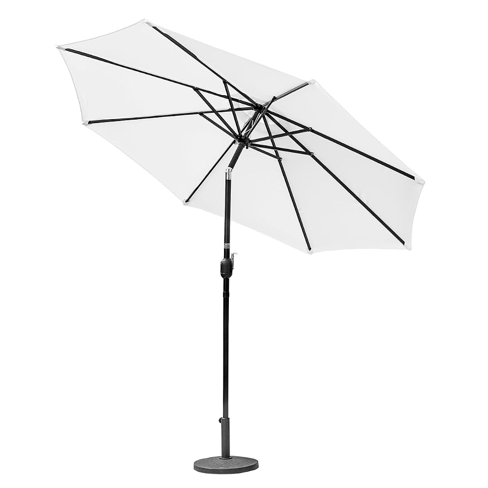 Harrier 2.7m Garden Parasol with Crank Handle