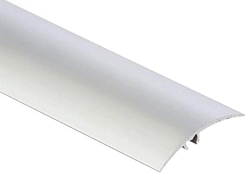 TMW Profiles Aluminium Door Bar Threshold Strip, 35mm x 900mm, Silver, Carpet Cover Transition Trim